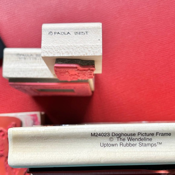 Dog Theme Paula Smart & Uptown Rubber Stamp Bundle of 5 Rubber Stamps - Picture 4 of 4